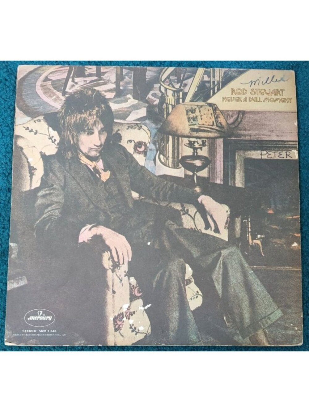 Rod Stewart Never A Dull Moment Mercury SRM-1-646 1972 1st pressing! w/sleeve LP